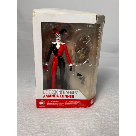 DC DESIGNER SERIES AMANDA CONNER TRADITIONAL HARLEY QUINN - Damaged Box - Picture 1 of 7